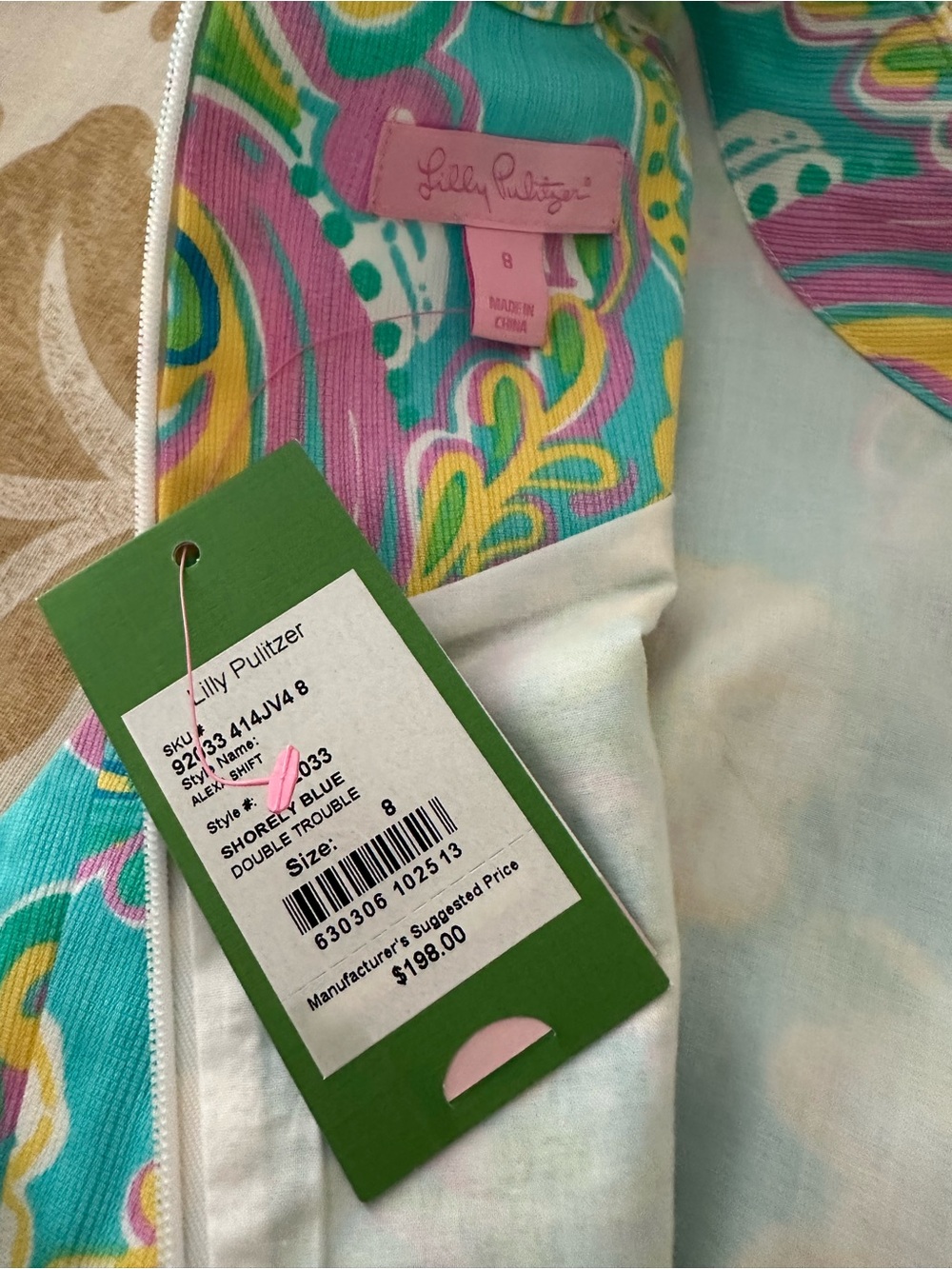 NWT Lilly Pulitzer Shorely Blue Double Trouble Dress - Picture 7 of 13